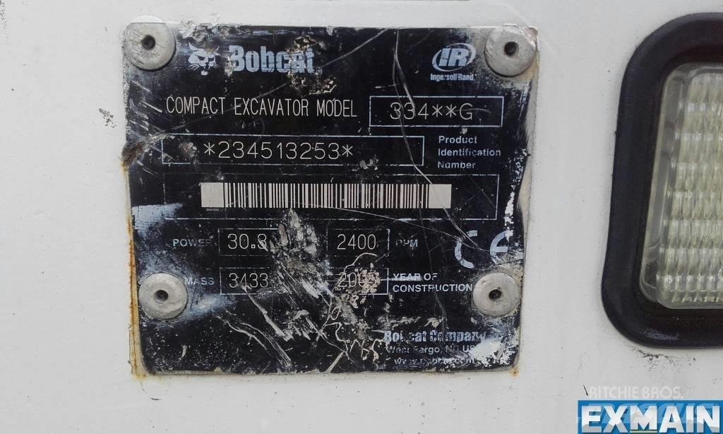 Bobcat 334 G Mini rýpadlá < 7t
