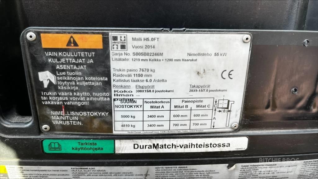 Hyster H 5.0 FT Dieselové vozíky