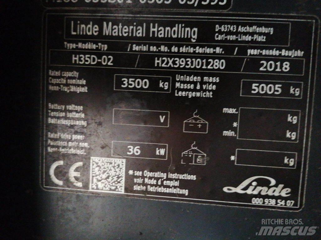 Linde H35D-02 Dieselové vozíky