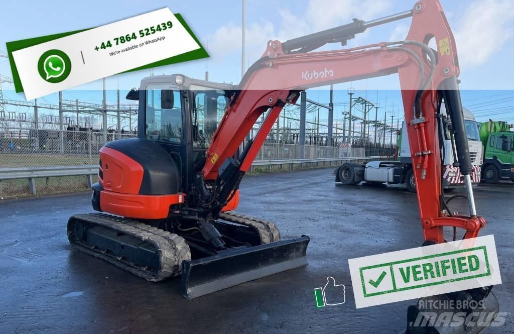 Kubota U 55-4 Mini rýpadlá < 7t