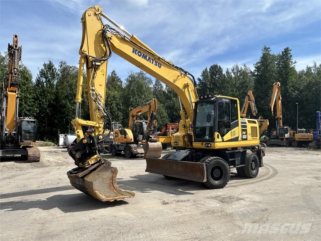 Komatsu PW 180-11 Kolesové rýpadlá