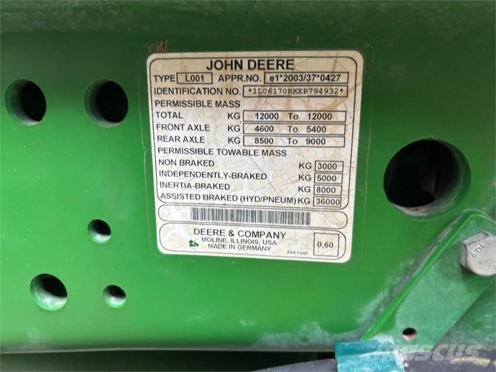 John Deere 6170R Traktory