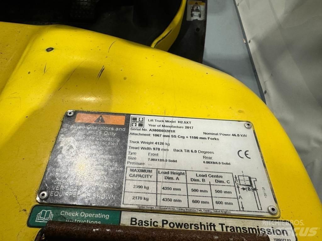 Hyster H2.5XT LPG vozíky