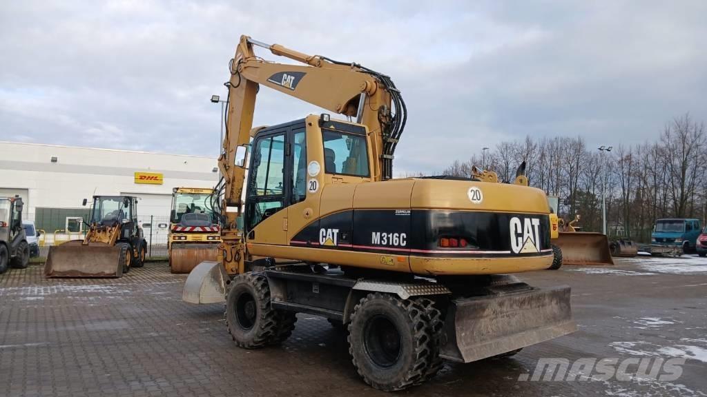 CAT M 316 C Kolesové rýpadlá