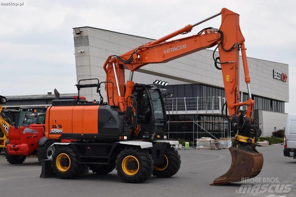 Hitachi ZX170 W-6 Kolesové rýpadlá