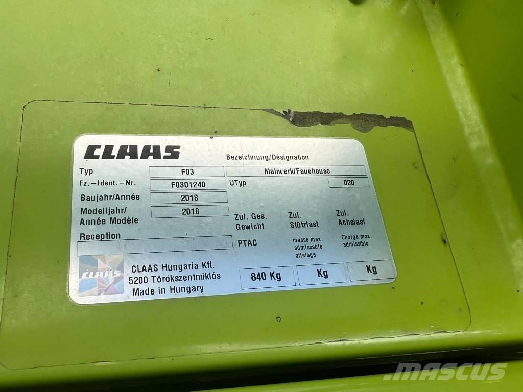 CLAAS Corto 310 FN Žacie stroje