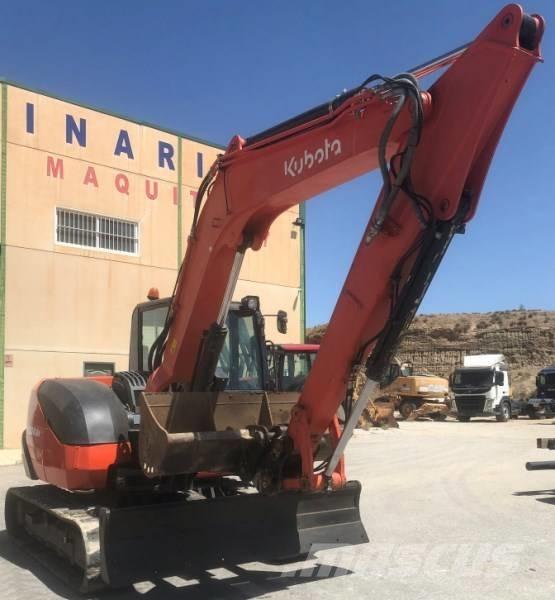 Kubota KX 080-4 Midi rýpadlá 7 t - 12 t