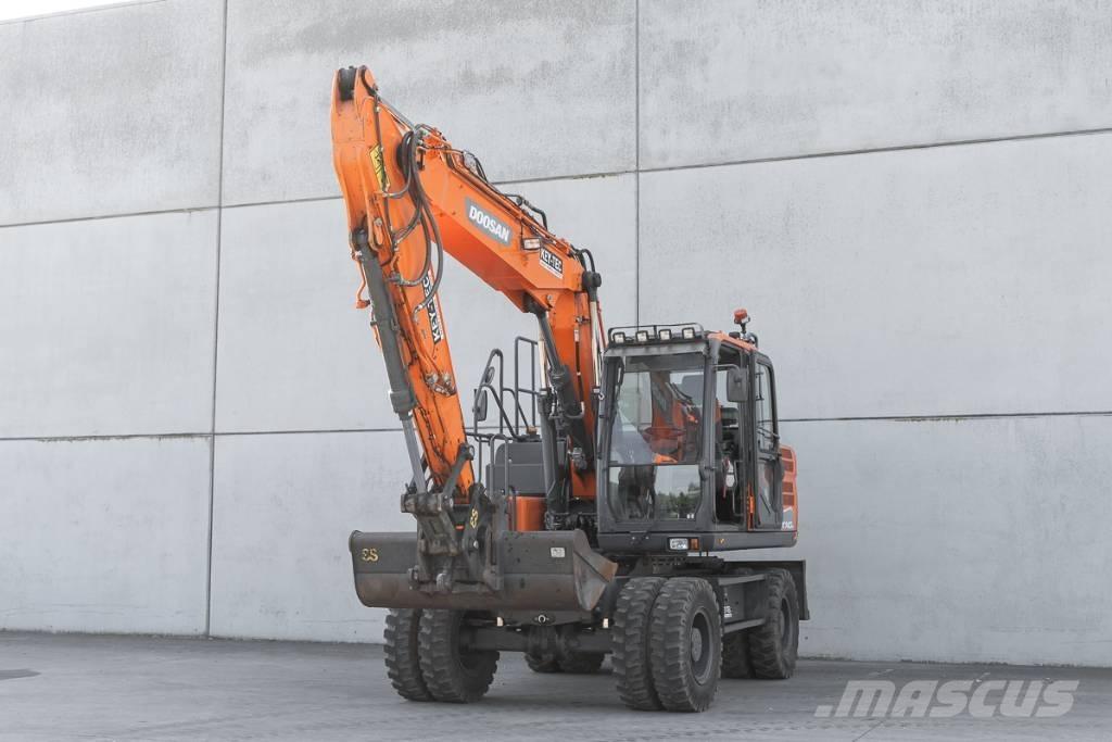 Doosan DX 140 W Kolesové rýpadlá
