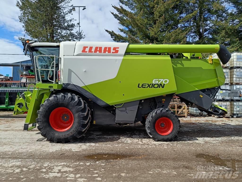 CLAAS Lexion 670 Kombinované zberacie stroje