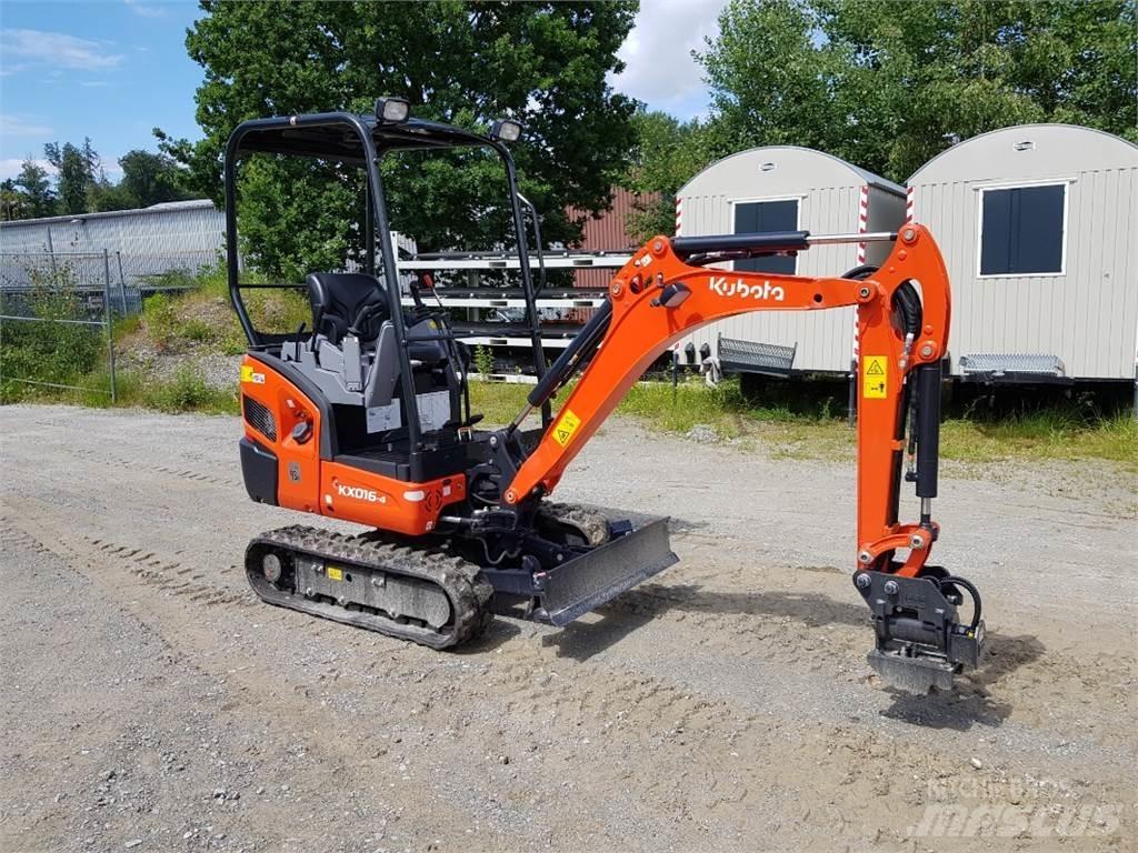 Kubota KX016-4 Mini rýpadlá < 7t
