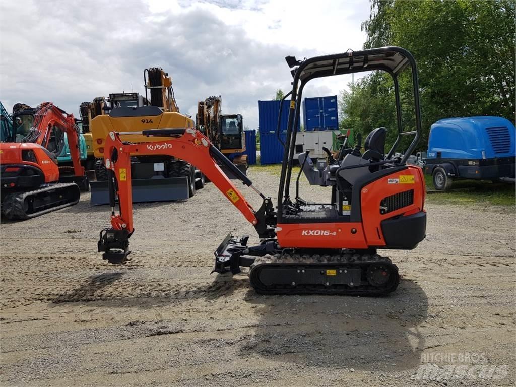 Kubota KX016-4 Mini rýpadlá < 7t