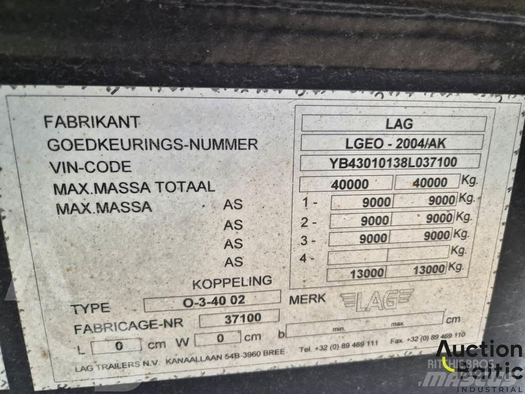 Wabco LAG Plachtové návesy