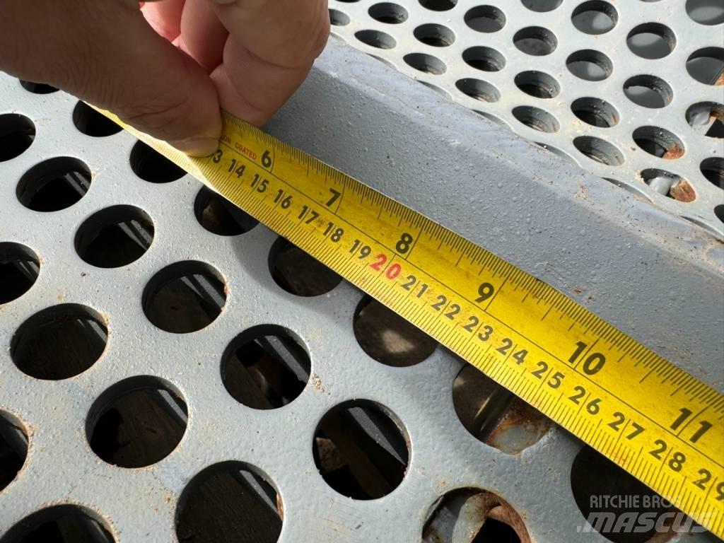 Untha RS50 Screen Náhradné diely na vŕtacie stroje a stroje na recykláciu a spracovanie odpadu