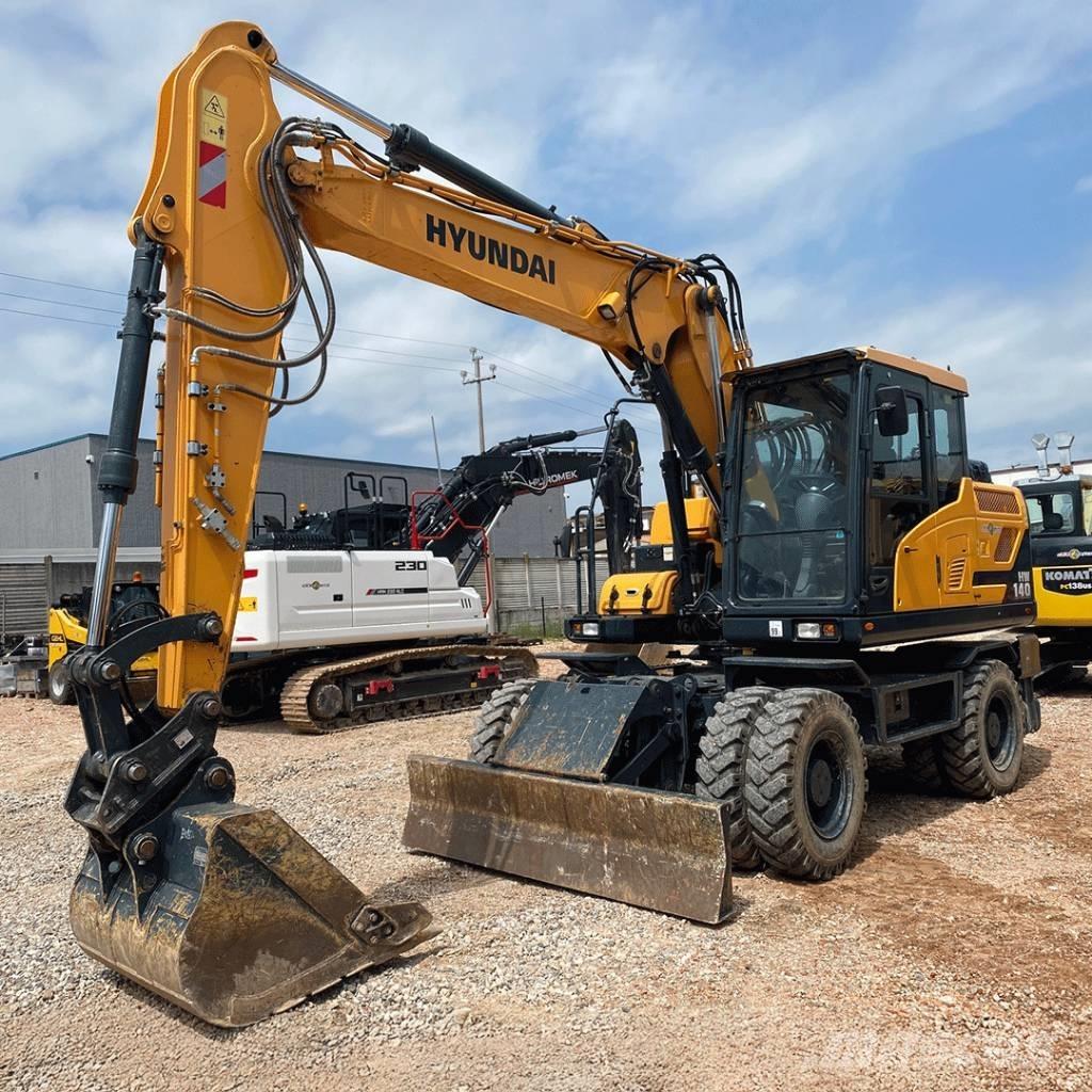 Hyundai HW140 Kolesové rýpadlá