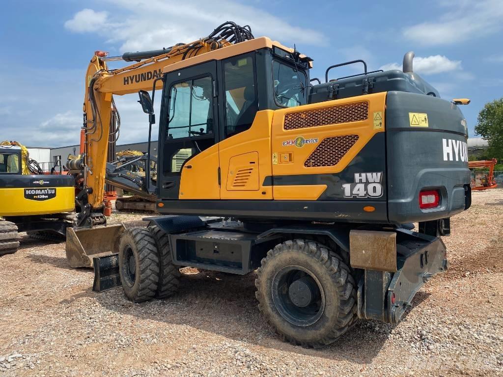 Hyundai HW140 Kolesové rýpadlá