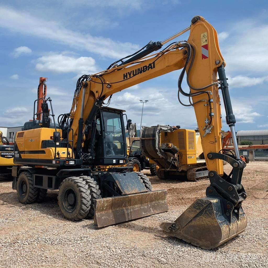 Hyundai HW140 Kolesové rýpadlá