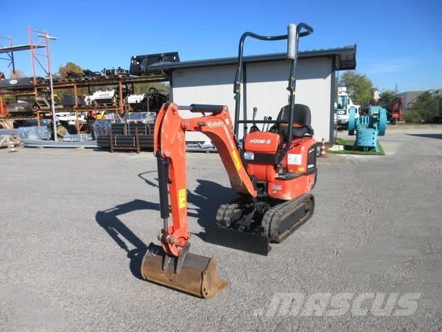 Kubota K 008-5 Mini rýpadlá < 7t