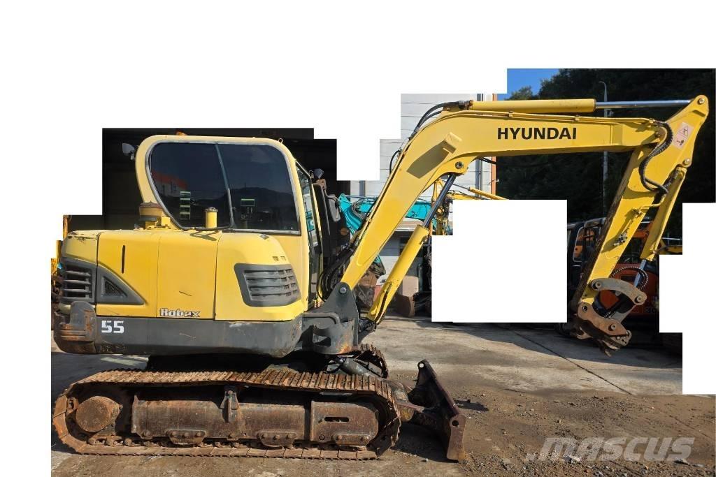 Hyundai Robex 55 Mini rýpadlá < 7t