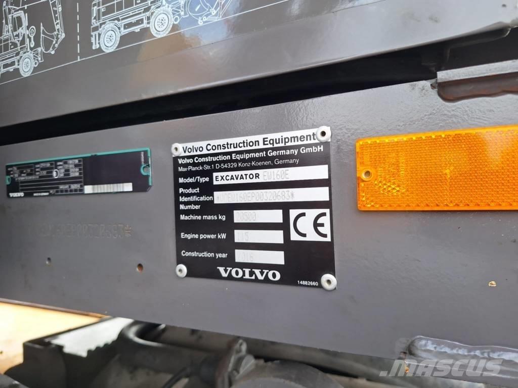 Volvo EW 160 E Kolesové rýpadlá