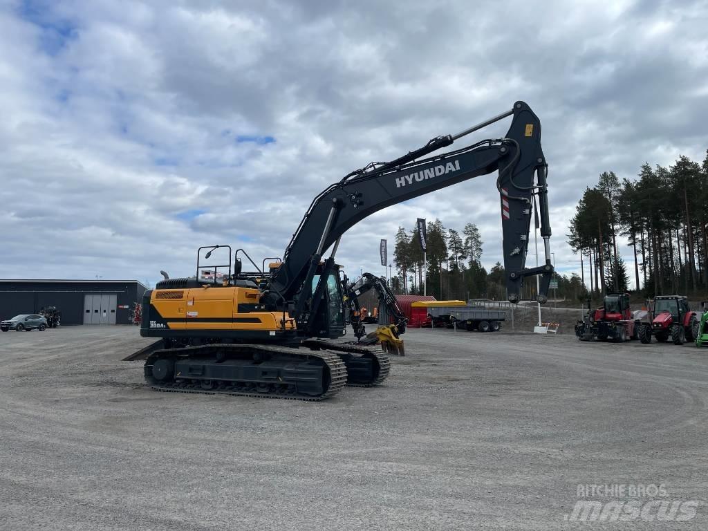 Hyundai HX 300 AL Pásové rýpadlá