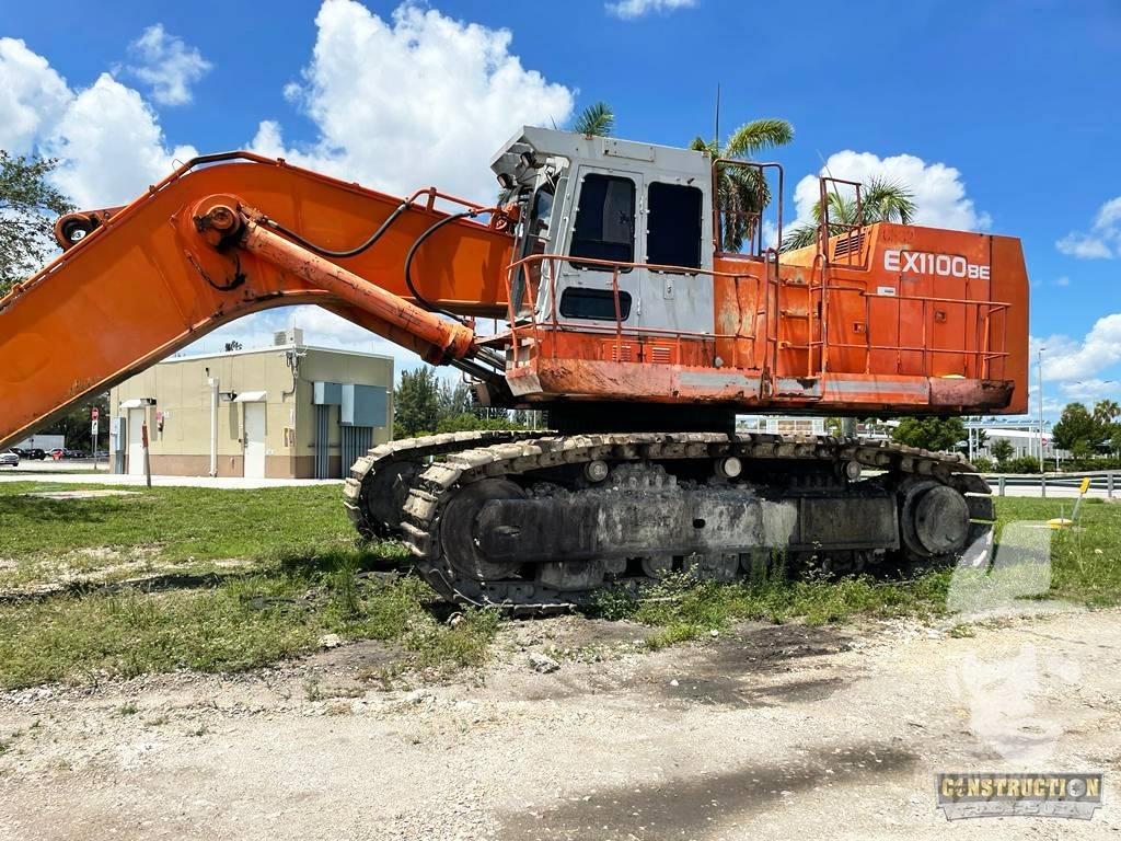 Hitachi EX 1100 BE-3 Pásové rýpadlá