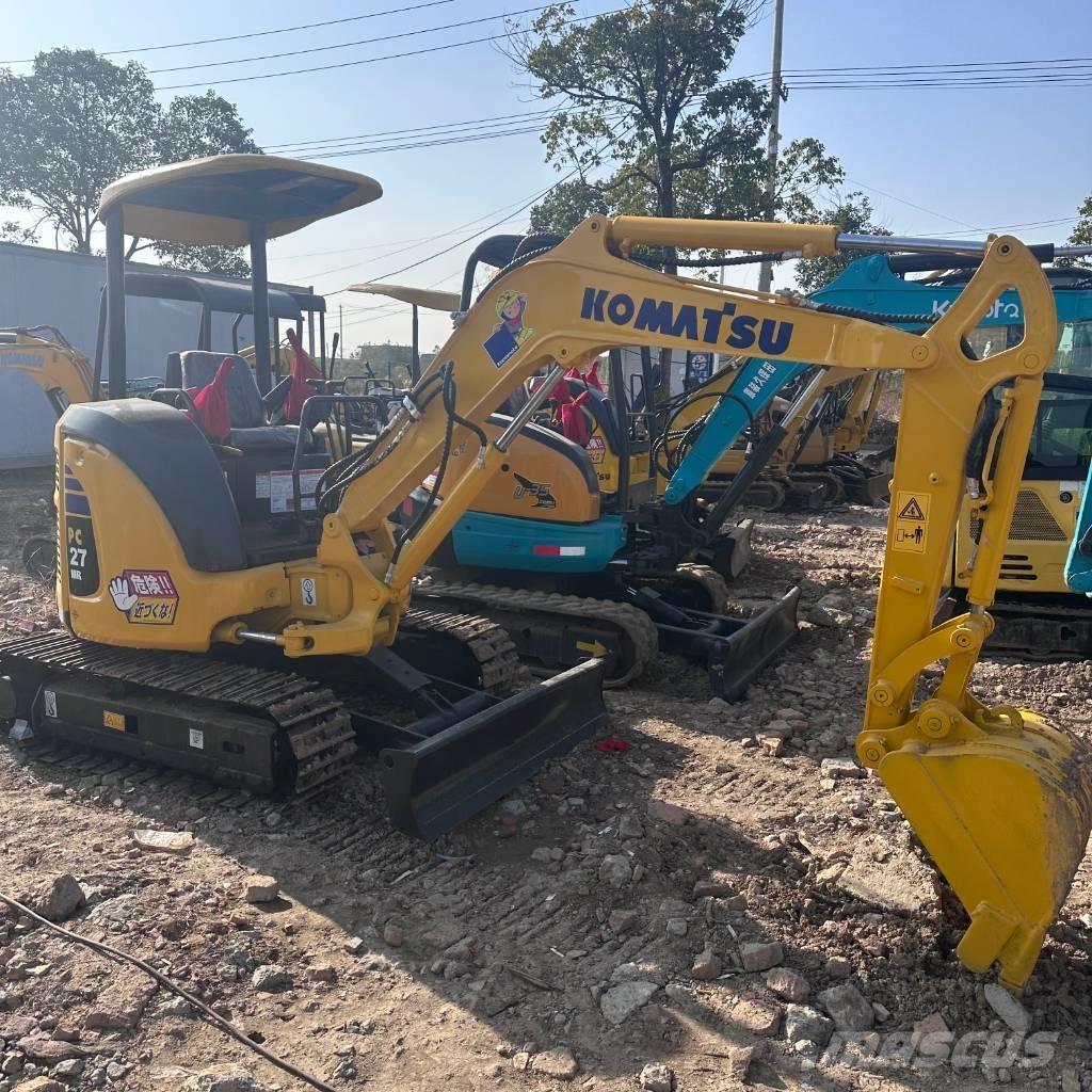 Komatsu PC 27 Pásové rýpadlá