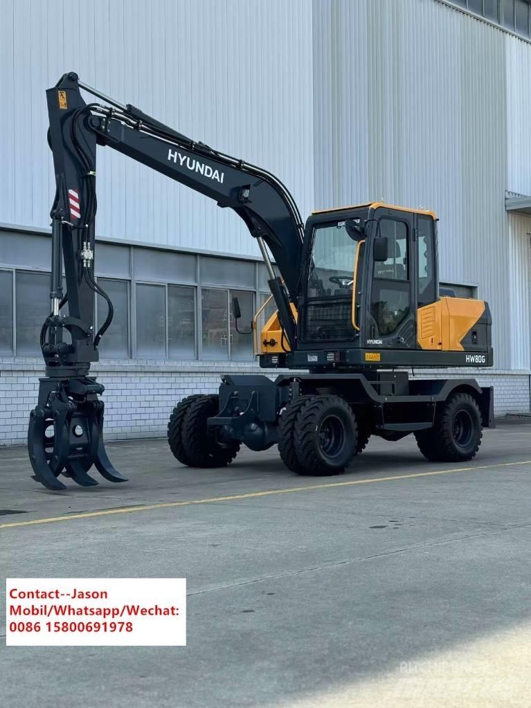 Hyundai HW80 Kolesové rýpadlá