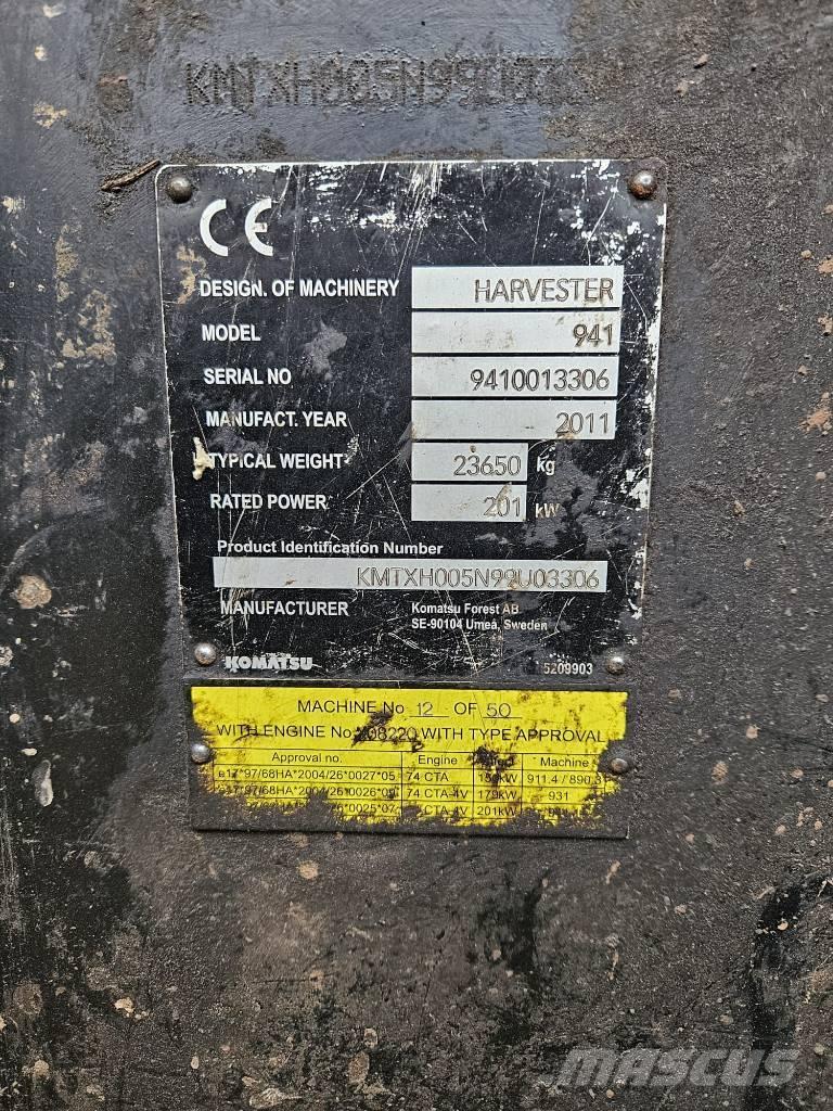 Komatsu 941 Harvestory