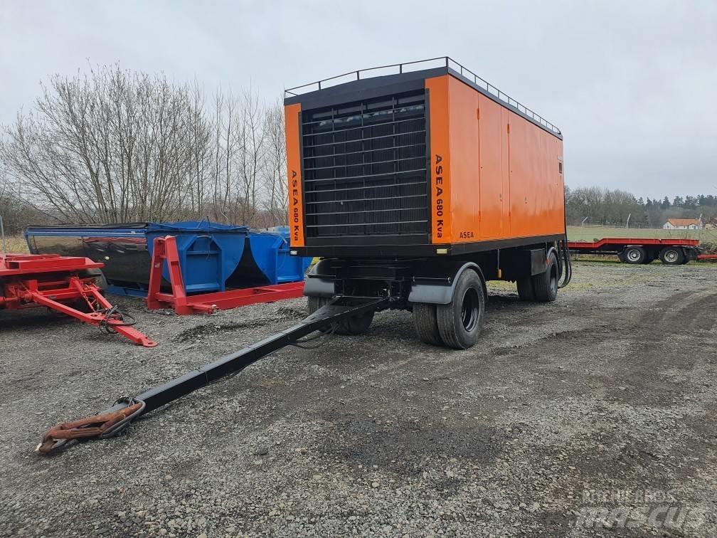  elverk 680kva Naftové generátory