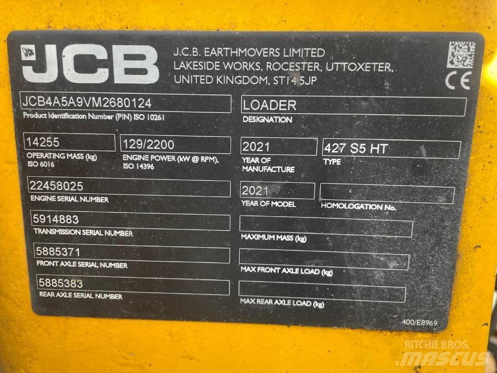 JCB 427 HT Kolesové nakladače