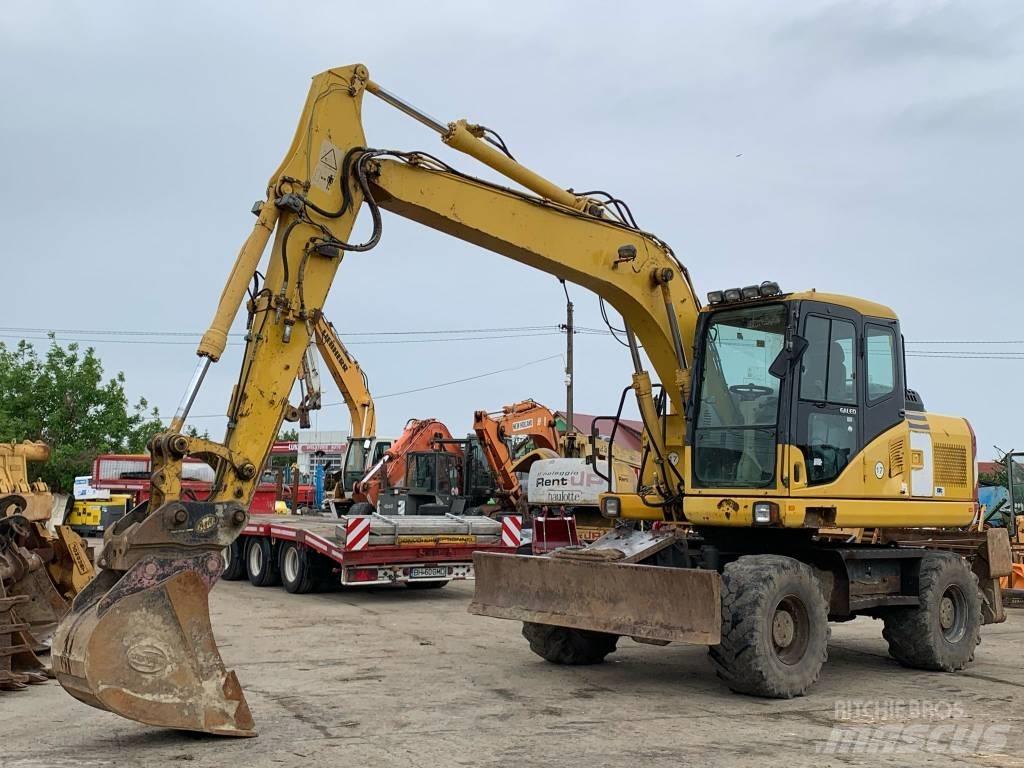 Komatsu PW 140-7 Kolesové rýpadlá