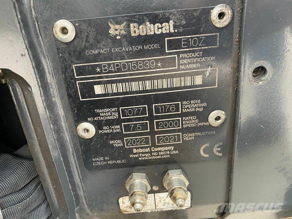 Bobcat e10z 2022 Mini rýpadlá < 7t