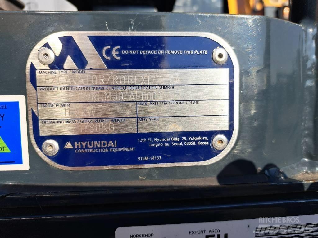 Hyundai R17Z-9AK Mini rýpadlá < 7t