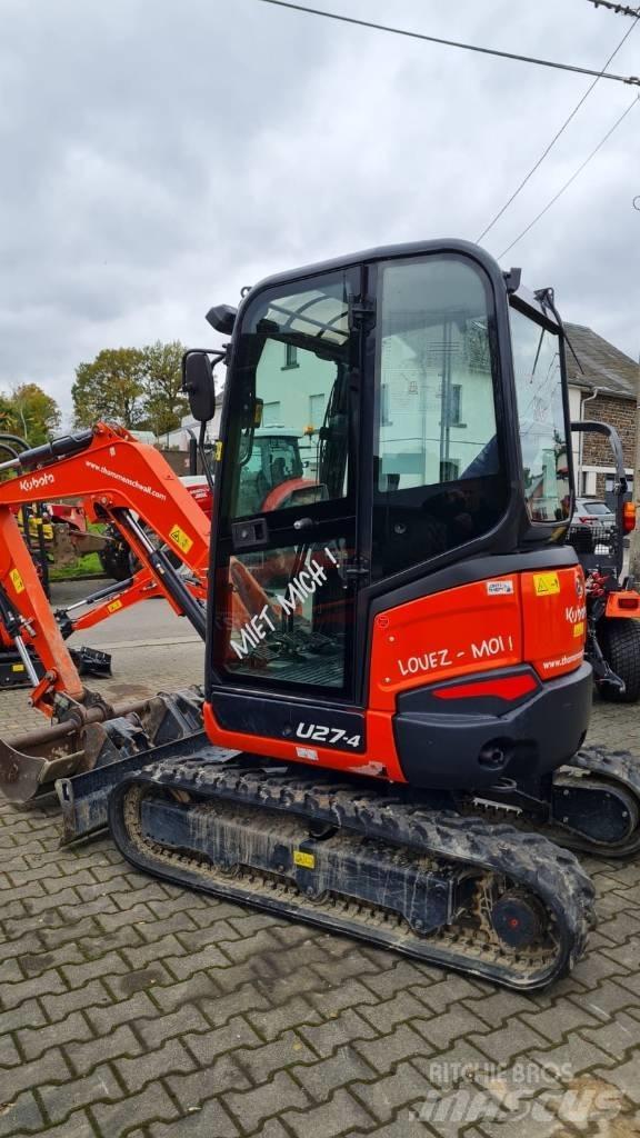 Kubota U 27-4 Mini rýpadlá < 7t
