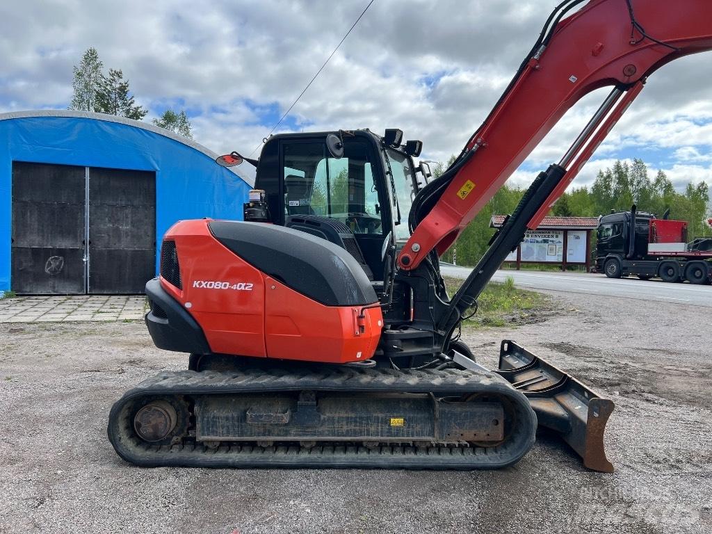 Kubota kx080-4a2 Midi rýpadlá 7 t - 12 t