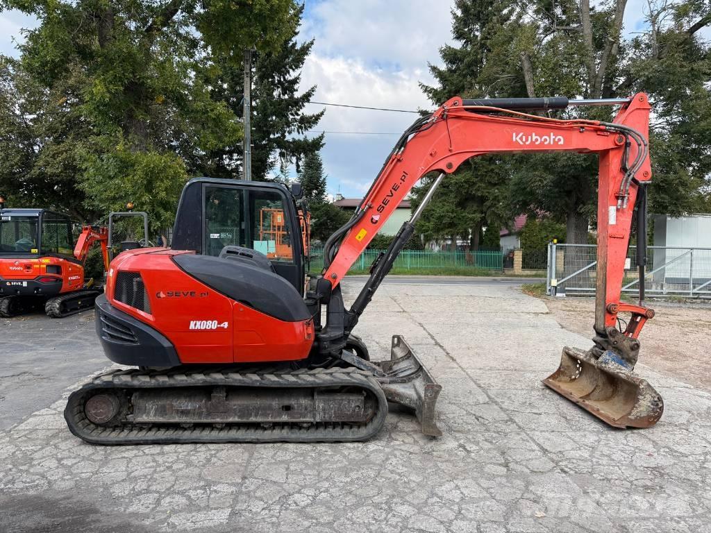 Kubota KX 080-4 Midi rýpadlá 7 t - 12 t
