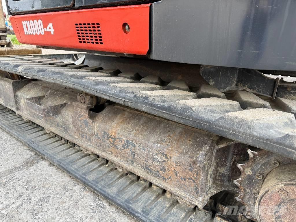 Kubota KX 080-4 Midi rýpadlá 7 t - 12 t