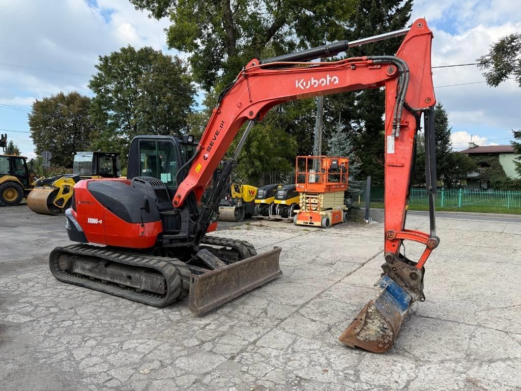 Kubota KX 080-4 Midi rýpadlá 7 t - 12 t