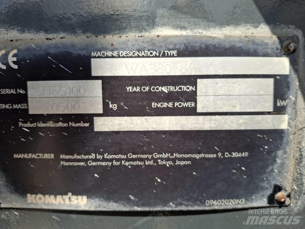 Komatsu WA 380-8 Mininakladače