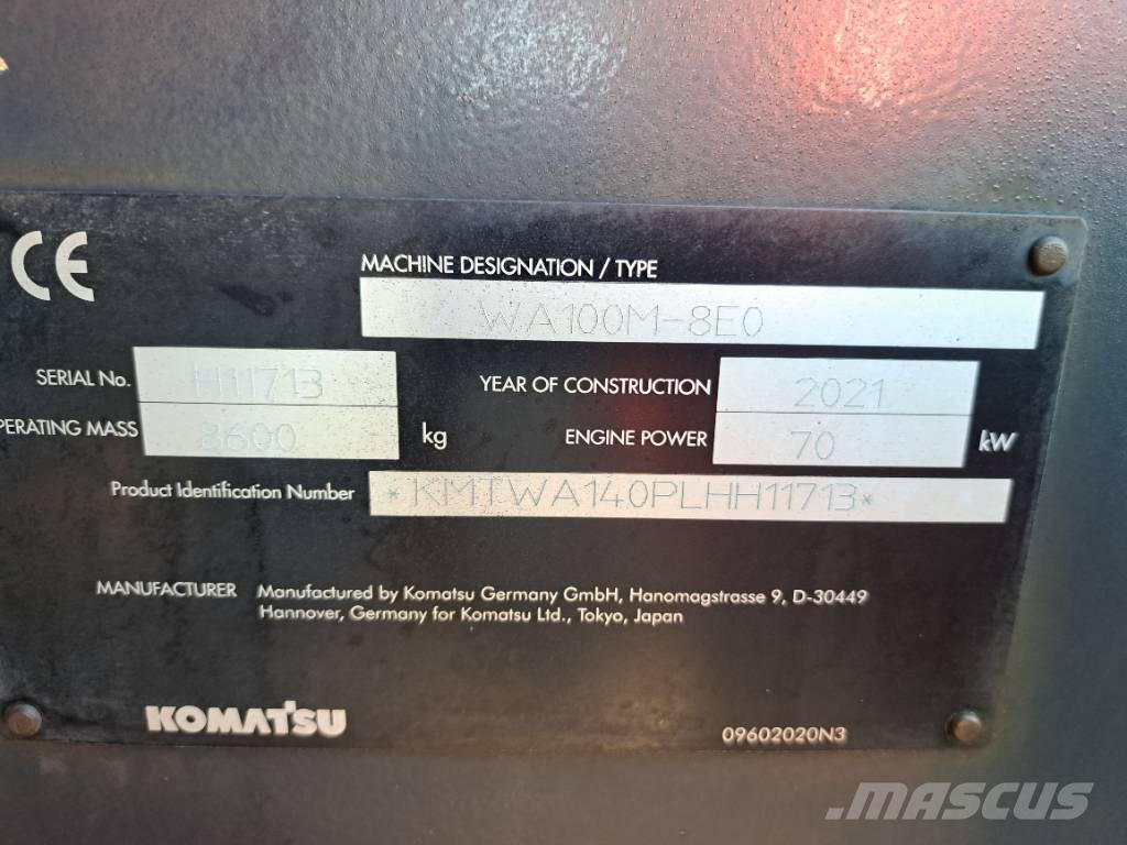 Komatsu WA 100 M-8 Kolesové nakladače