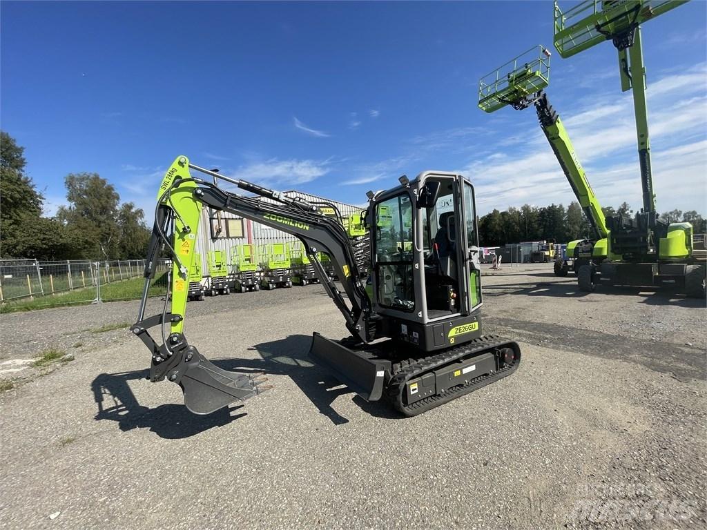 Zoomlion ZE26GU Mini rýpadlá < 7t