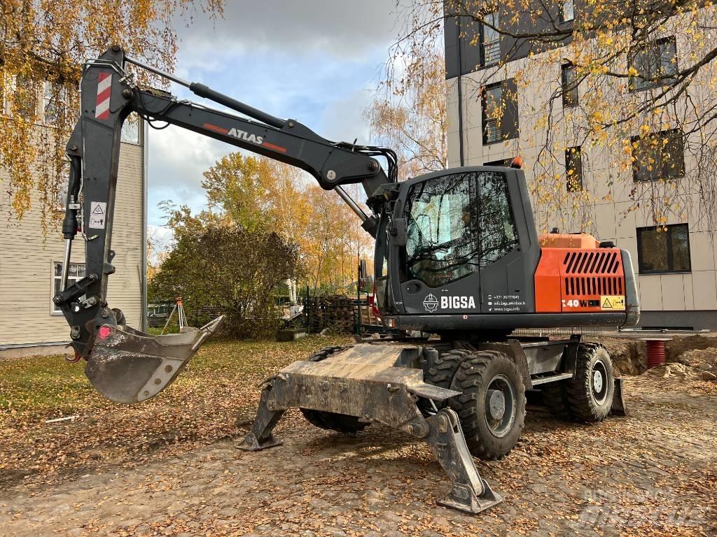 Atlas 140 W Kolesové rýpadlá