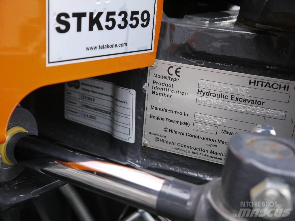 Hitachi ZX 10 U-6 Mini rýpadlá < 7t
