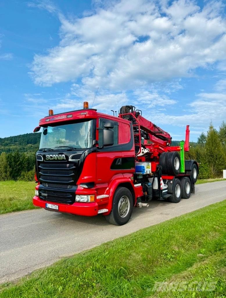 Scania R580 V8 6x4 Nákladné vozidlá na prepravu dreva