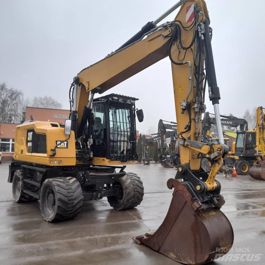 CAT M 318 F Kolesové rýpadlá