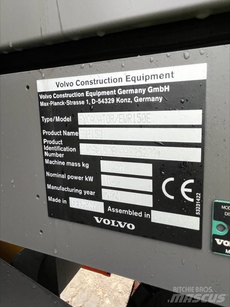 Volvo EWR 150 E Kolesové rýpadlá