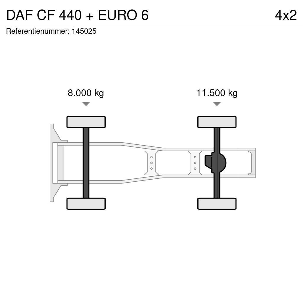 DAF CF 440 + EURO 6 Ťahače