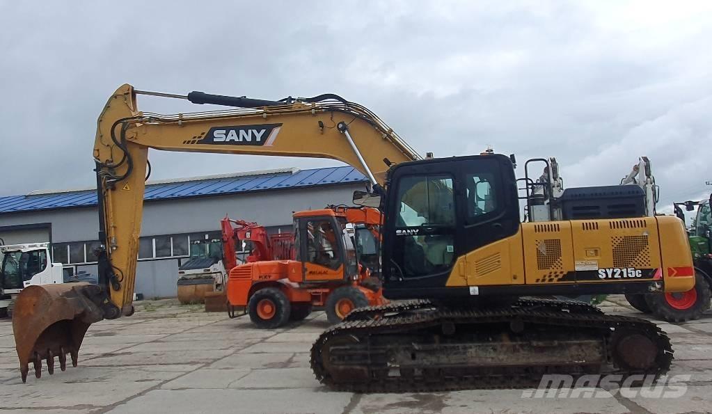 Sany SY 215 C Pásové rýpadlá