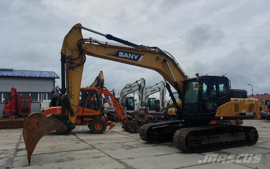 Sany SY 215 C Pásové rýpadlá