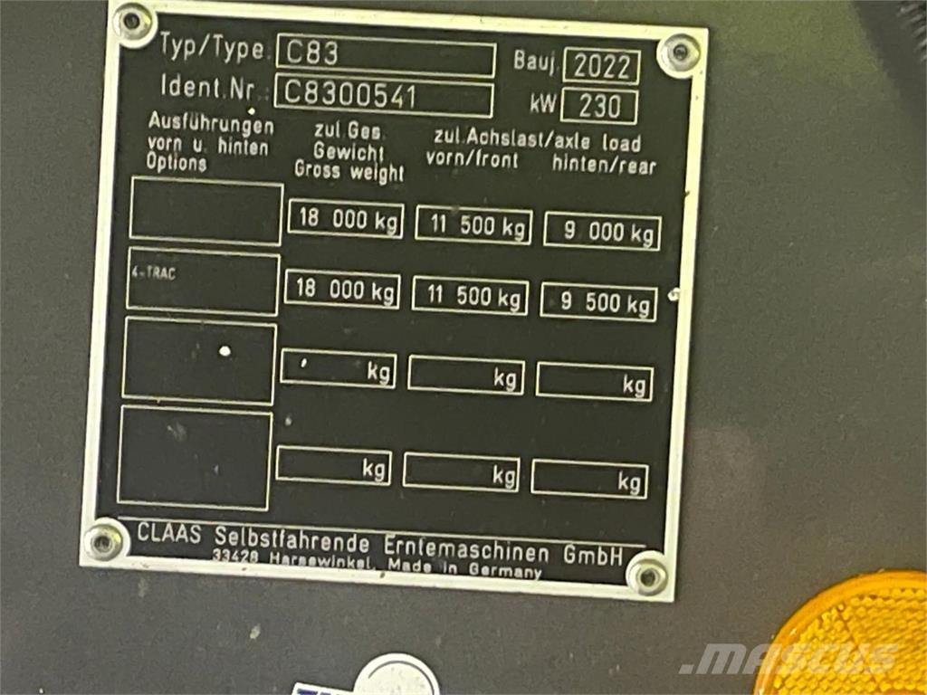 CLAAS Lexion 760 Kombinované zberacie stroje